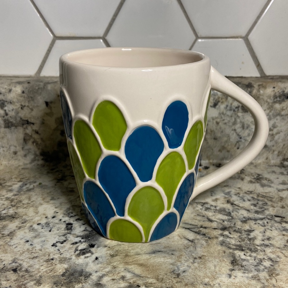STARBUCKS - Siren Scale Green and Blue Mug